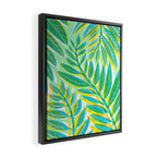Colorful Tropical Pop Vines Framed Canvas Print Gallery Image 2