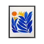 Community Garden Mid Century Abtract Framed Canvas Print Gallery Image 8
