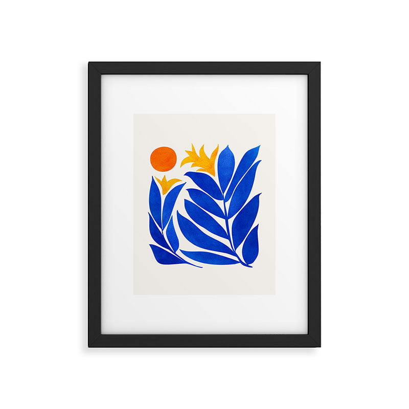 Community Garden Mid Century Abtract Framed Art Print Gallery Image 6