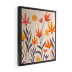 Cosmos and Sunshine Floral Design Framed Canvas Print Gallery Image 2