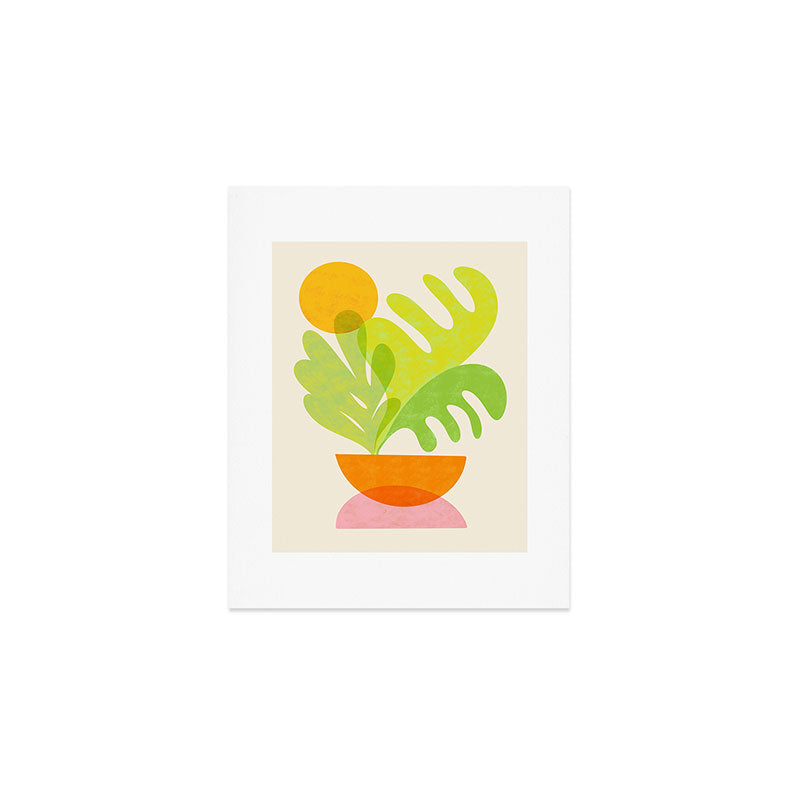 Cozy Salad Stack Abstract Scene Art Print Gallery Image 1
