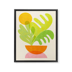 Cozy Salad Stack Abstract Scene Framed Canvas Print Gallery Image 6