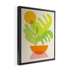 Cozy Salad Stack Abstract Scene Framed Canvas Print Gallery Image 2