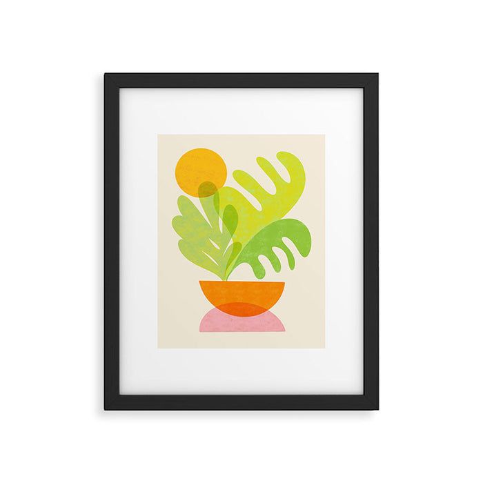 Cozy Salad Stack Abstract Scene Framed Art Print Gallery Image 1