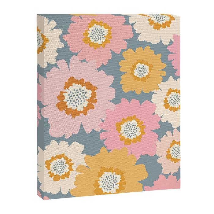 Cozy Summer Floral Canvas Print Gallery Image 1