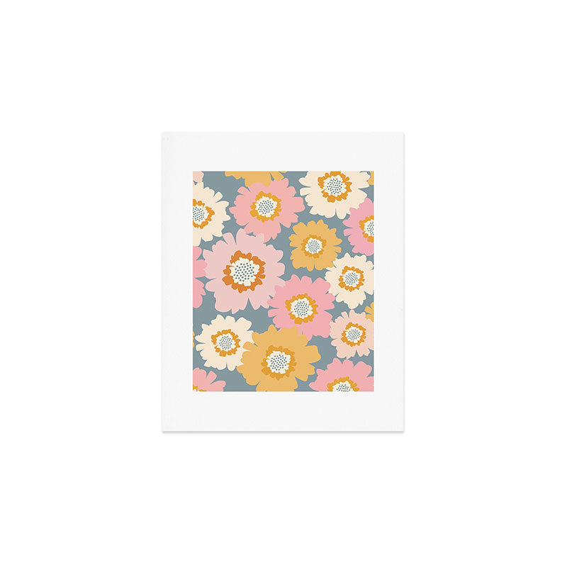 Cozy Summer Floral Art Print Gallery Image 1