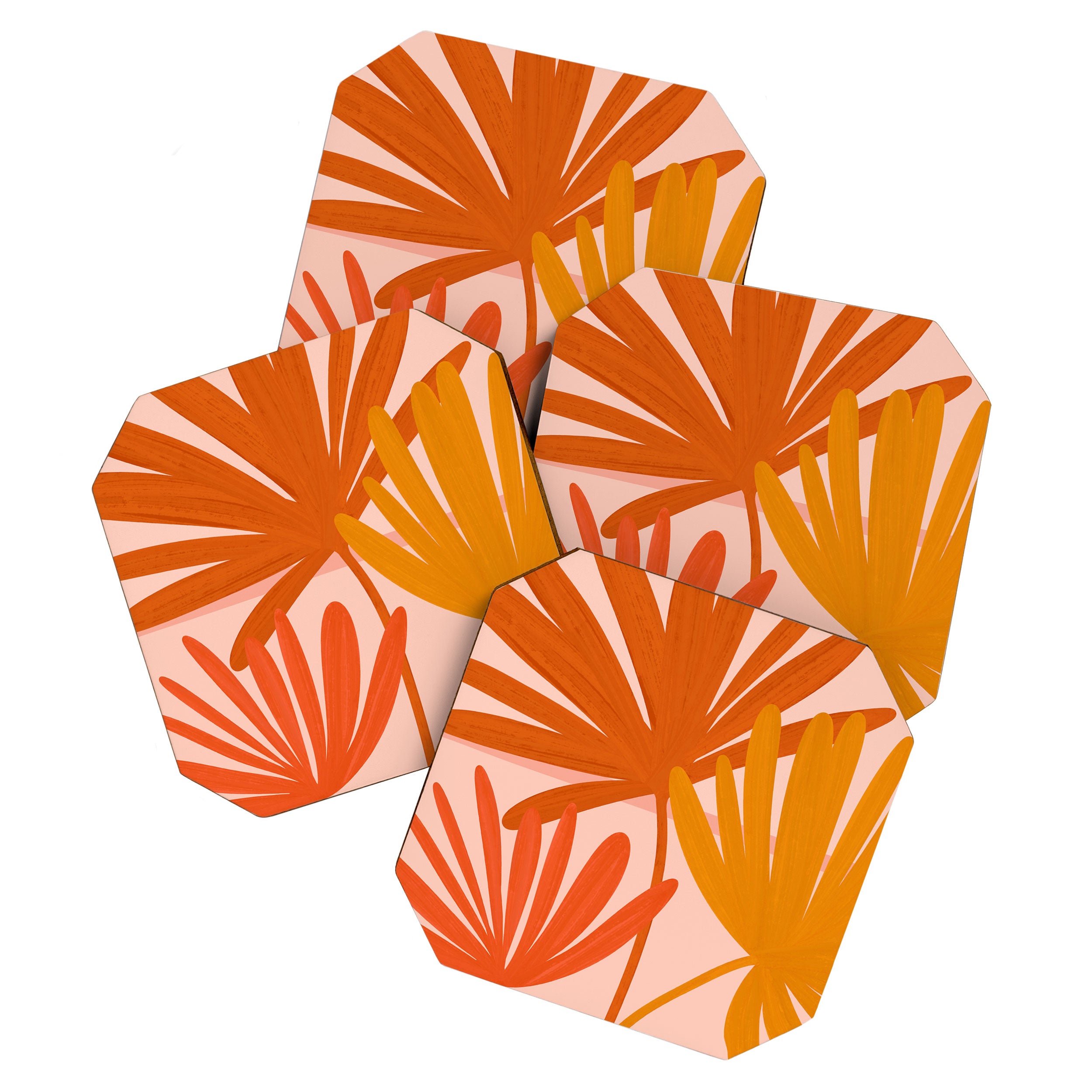 Cozy Sunset Palms Coaster Gallery Image 1