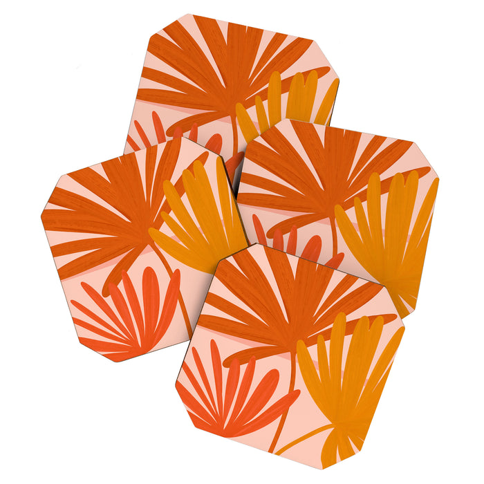 Cozy Sunset Palms Coaster Gallery Image 1
