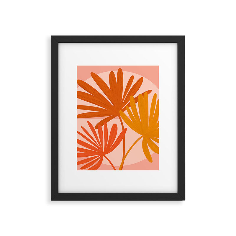 Cozy Sunset Palms Framed Art Print Gallery Image 5