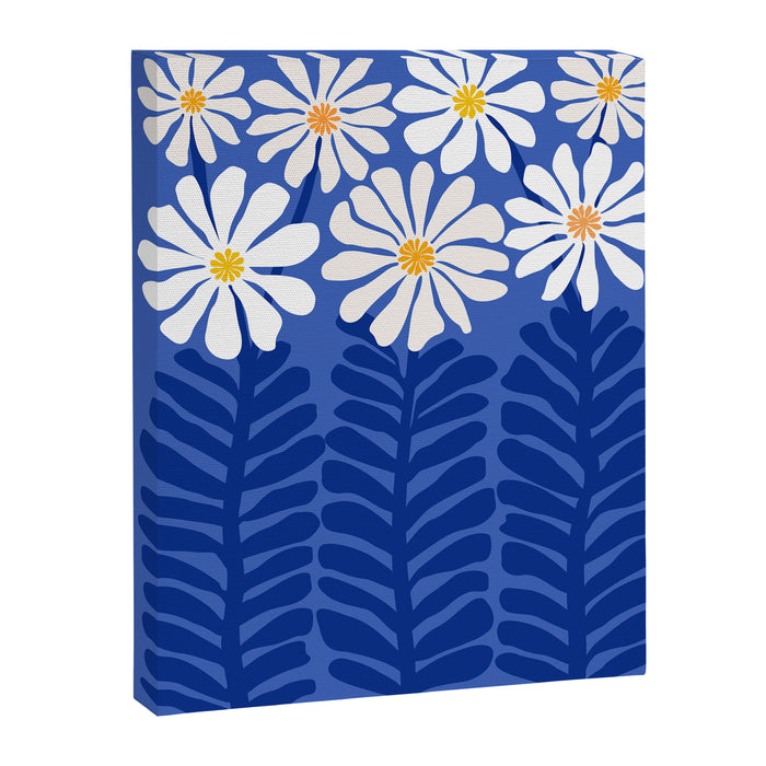 Daisy Dreams - Whimsical Flower Illustration Canvas Print Gallery Image 1