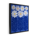 Daisy Dreams - Whimsical Flower Illustration Framed Canvas Print Gallery Image 2