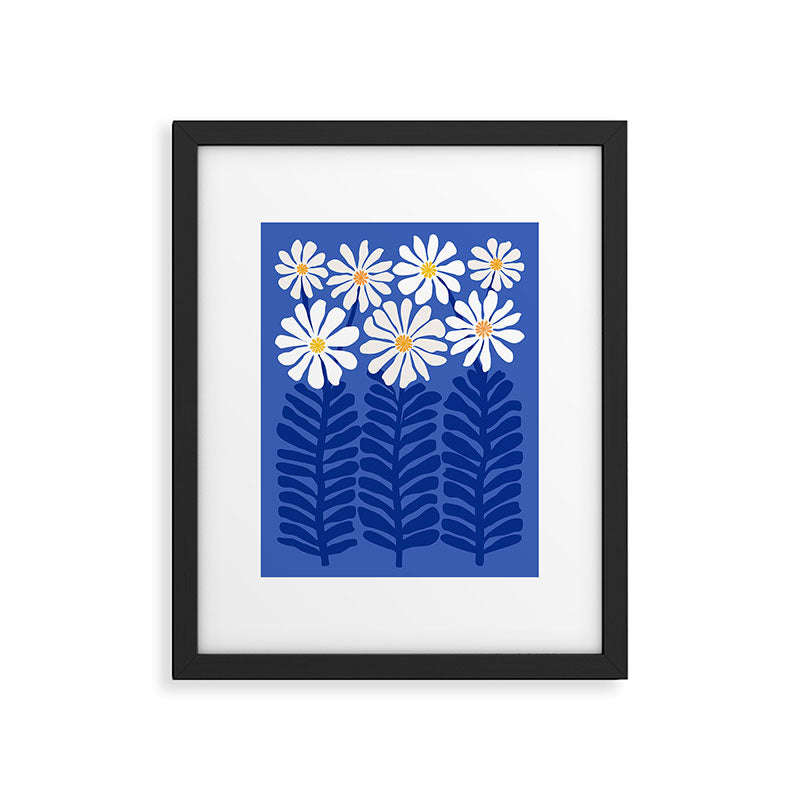 Daisy Dreams - Whimsical Flower Illustration Framed Art Print Gallery Image 5