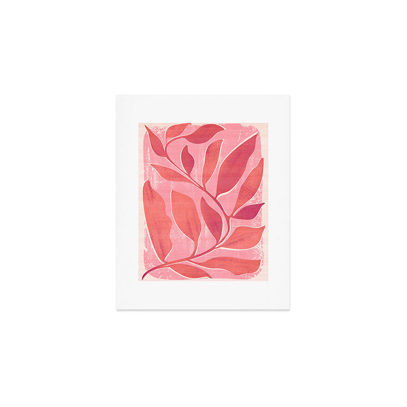 Dancing Queen - Pink Botanical Art Print Gallery Image 1
