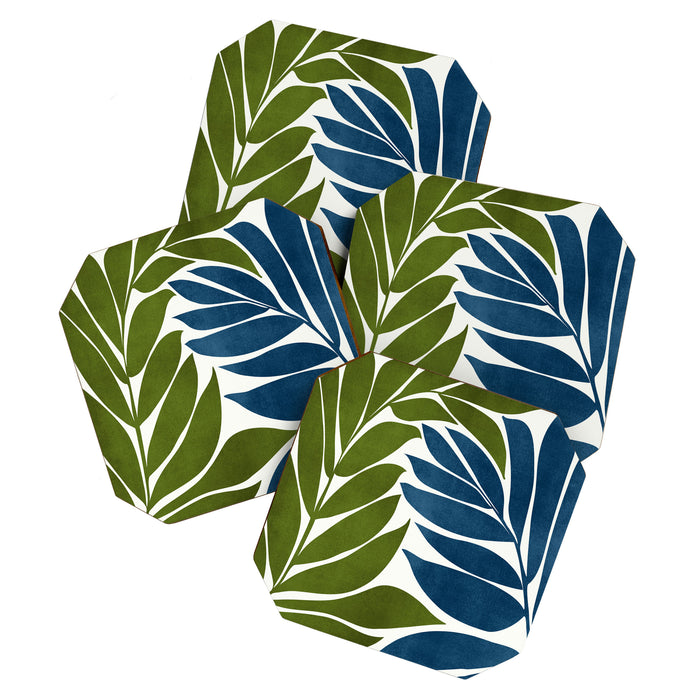 Deep Woods Botanical Painting Coaster Gallery Image 1