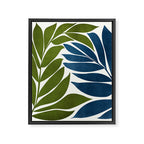 Deep Woods Botanical Painting Framed Canvas Print Gallery Image 8