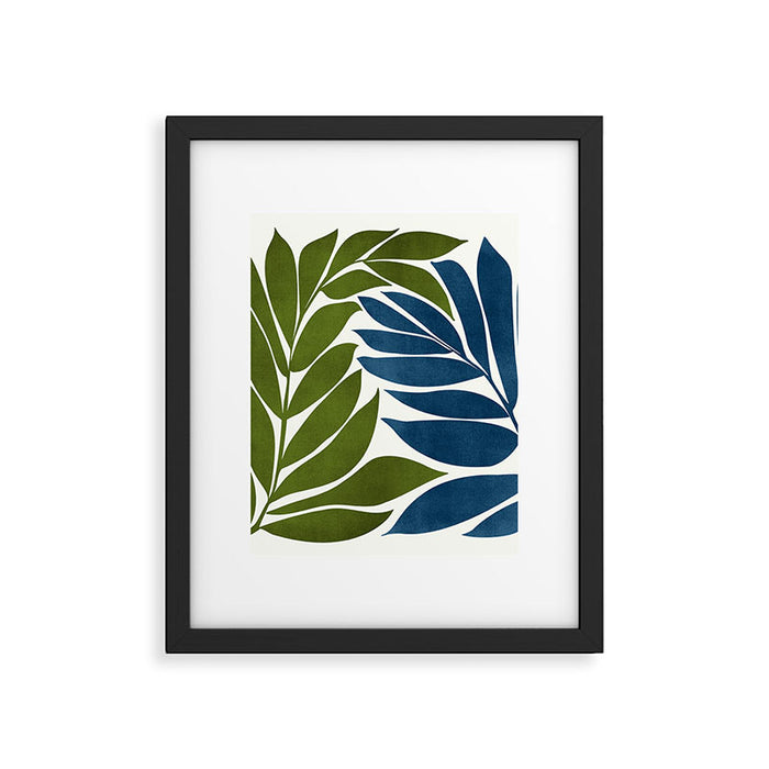 Deep Woods Botanical Painting Framed Art Print Gallery Image 1