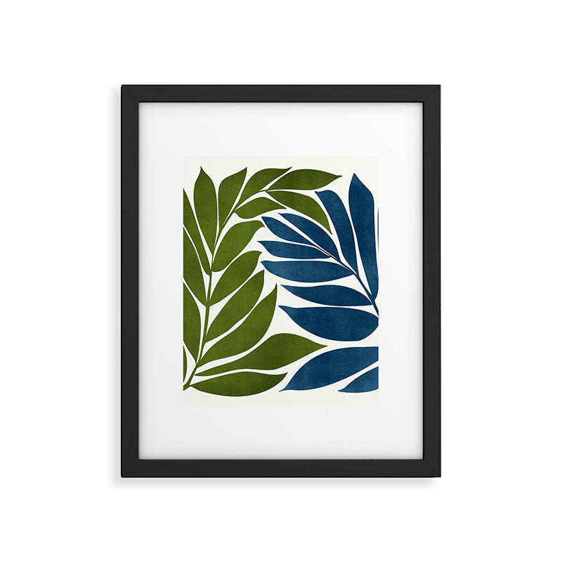 Deep Woods Botanical Painting Framed Art Print Gallery Image 4