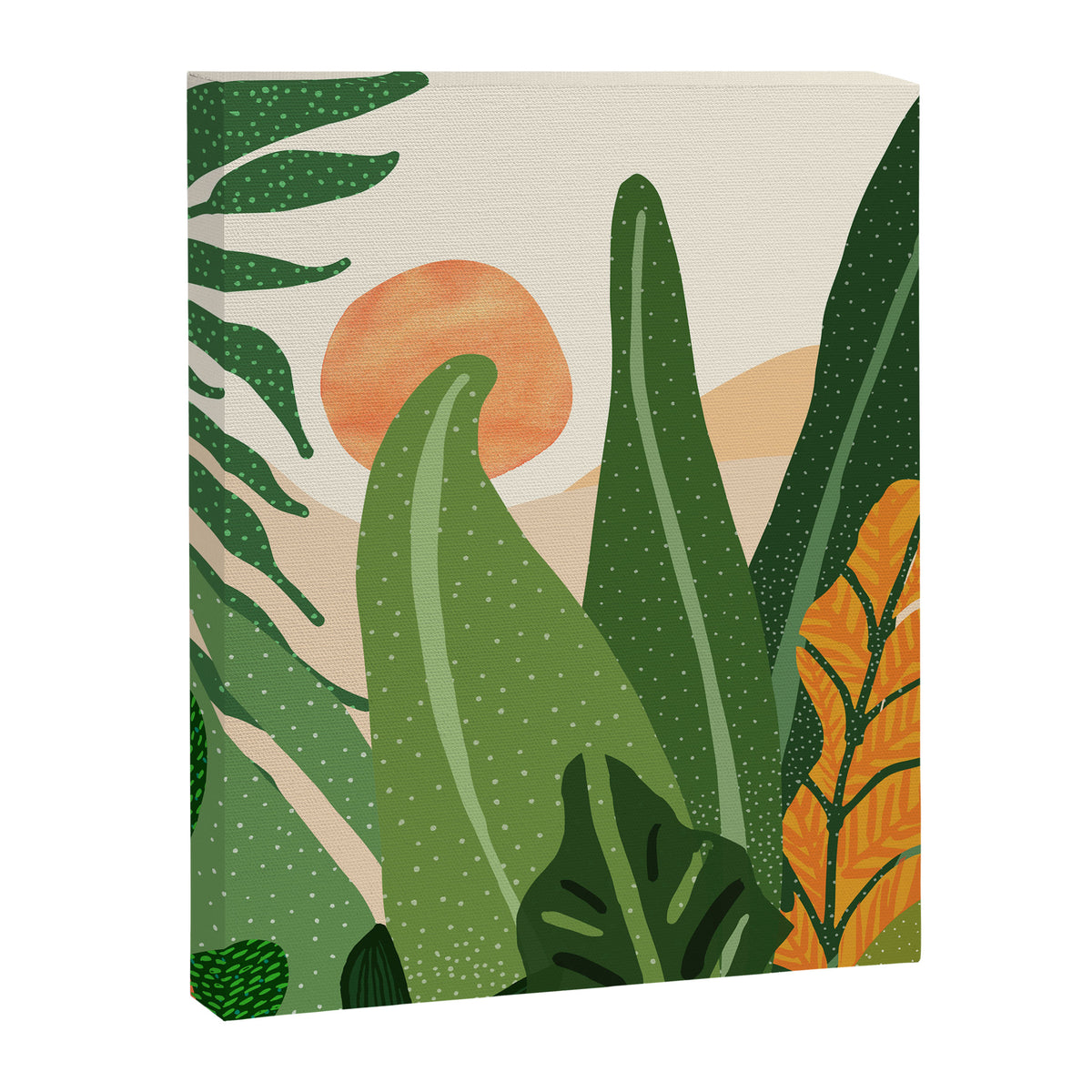 Desert Garden Sunset Landscape Canvas Print Gallery Image 8