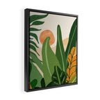 Desert Garden Sunset Landscape Framed Canvas Print Gallery Image 2