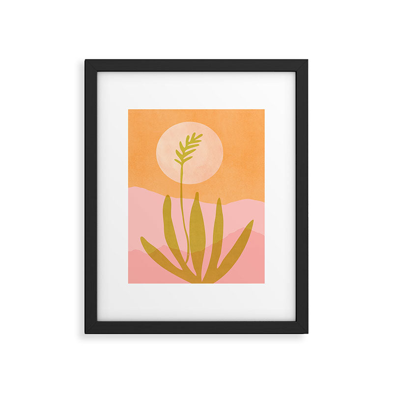 Desert Moon Colorful Landscape Framed Art Print Gallery Image 5