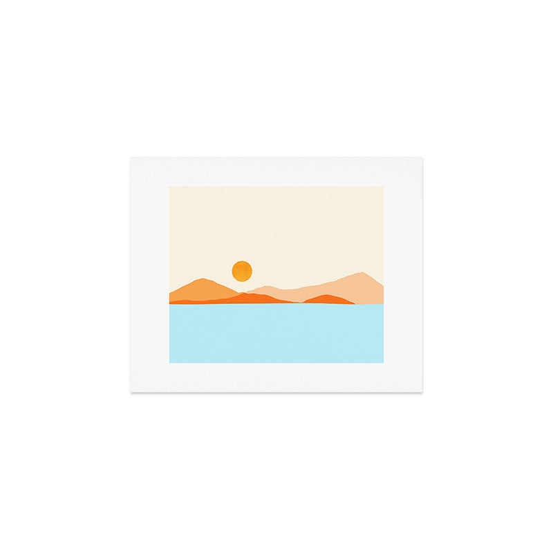 Desert Sea Views / Abstract Landscape Series Art Print Gallery Image 1