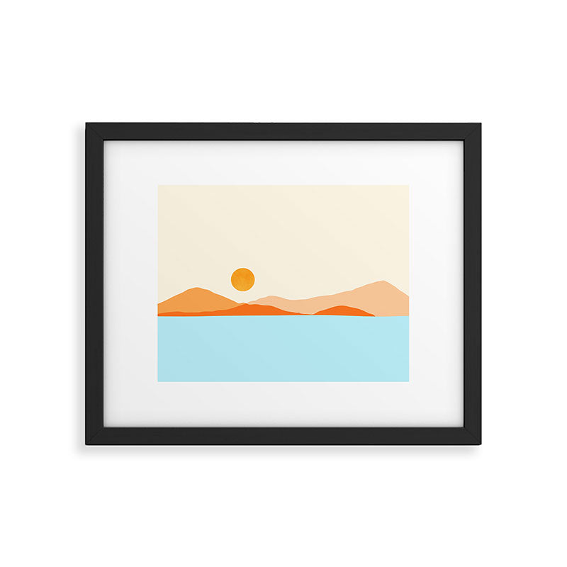 Desert Sea Views / Abstract Landscape Series Framed Art Print Gallery Image 5