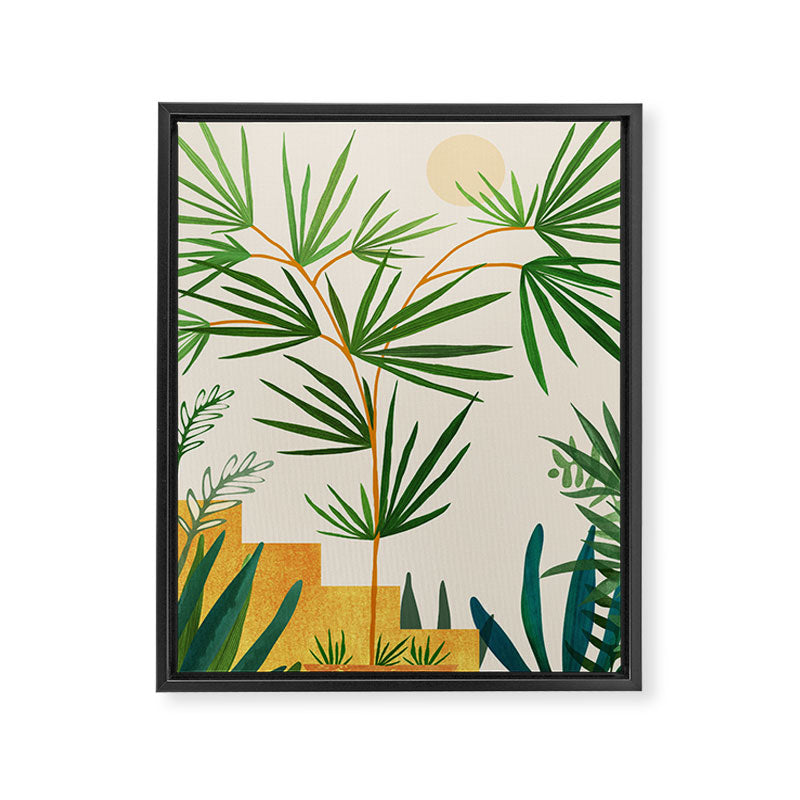 Desert Spring Landscape Framed Canvas Print Gallery Image 6