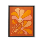 Disco Dance Party Flowers Framed Canvas Print Gallery Image 6