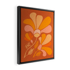 Disco Dance Party Flowers Framed Canvas Print Gallery Image 2