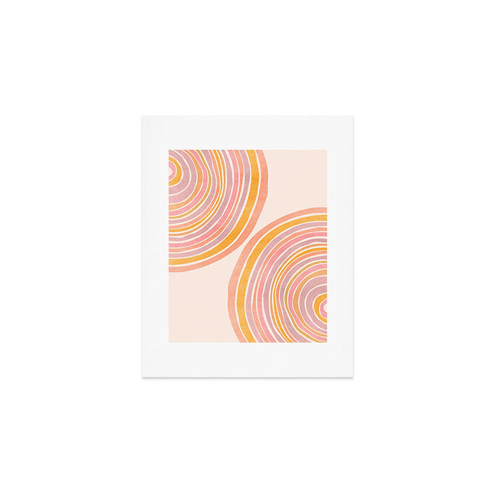 Double Rainbow Drawing Art Print Gallery Image 1