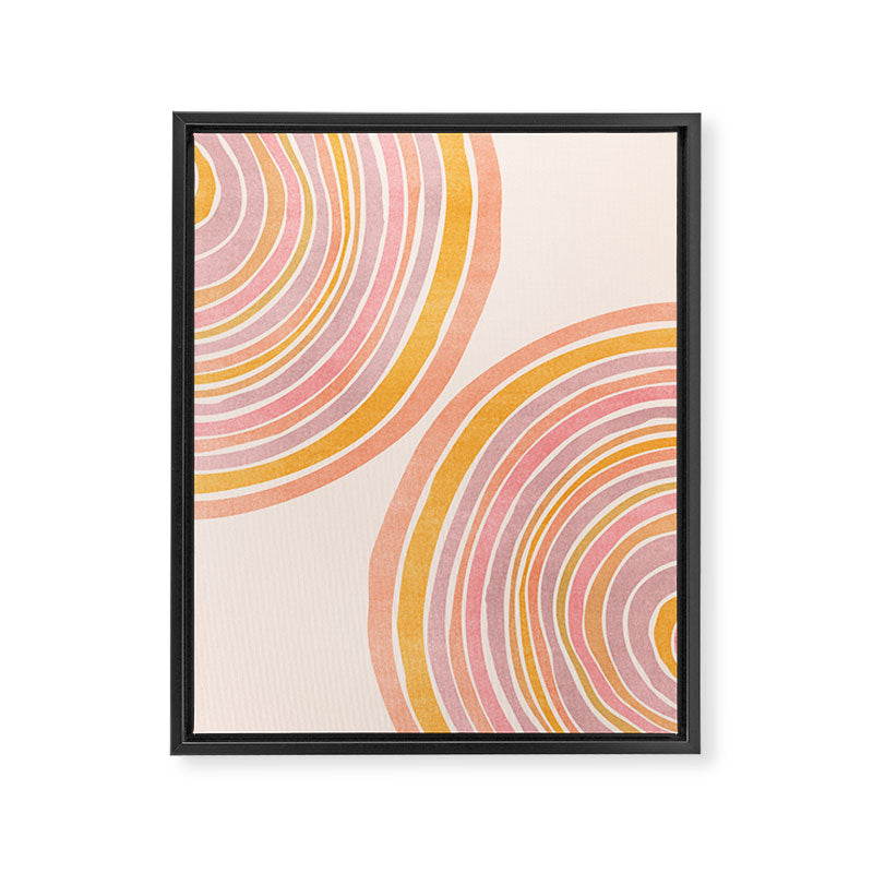 Double Rainbow Drawing Framed Canvas Print Gallery Image 6