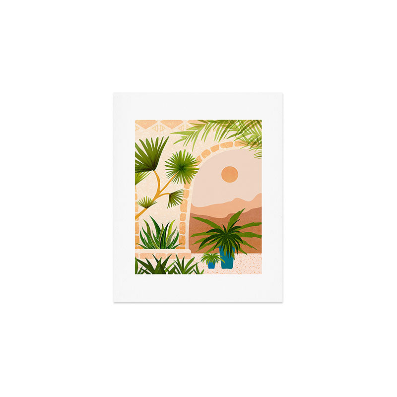Dreamy Desert View Villa Series Art Print Gallery Image 1