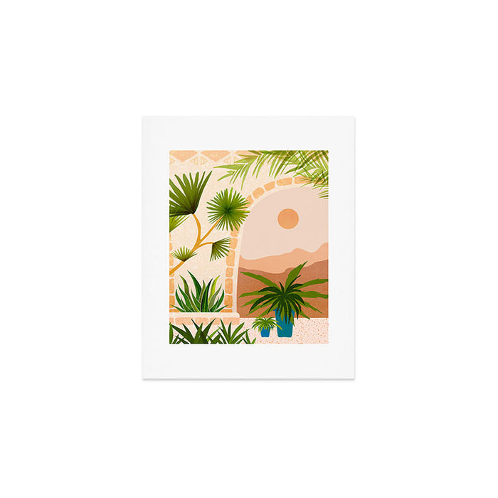 Dreamy Desert View Villa Series Art Print Gallery Image 1