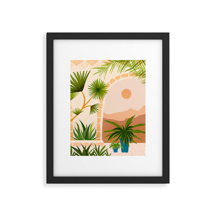 Dreamy Desert View Villa Series Framed Art Print Gallery Image 1