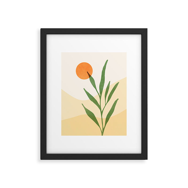 Earth and Sky Abstract Landscape Framed Art Print Gallery Image 5
