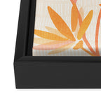 Earthy Pastel Floral Illustration Framed Canvas Print Gallery Image 3