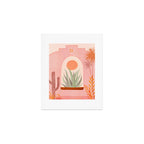 El Sol Sunrise Desert Landscape Art Print Gallery Image 1