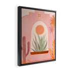 El Sol Sunrise Desert Landscape Framed Canvas Print Gallery Image 2