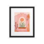 El Sol Sunrise Desert Landscape Framed Art Print Gallery Image 5