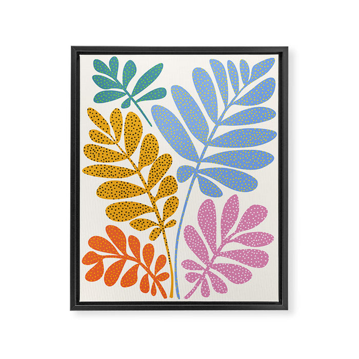 Everywhere All The Time / Whimsical Botanical Series Framed Canvas Print Gallery Image 1
