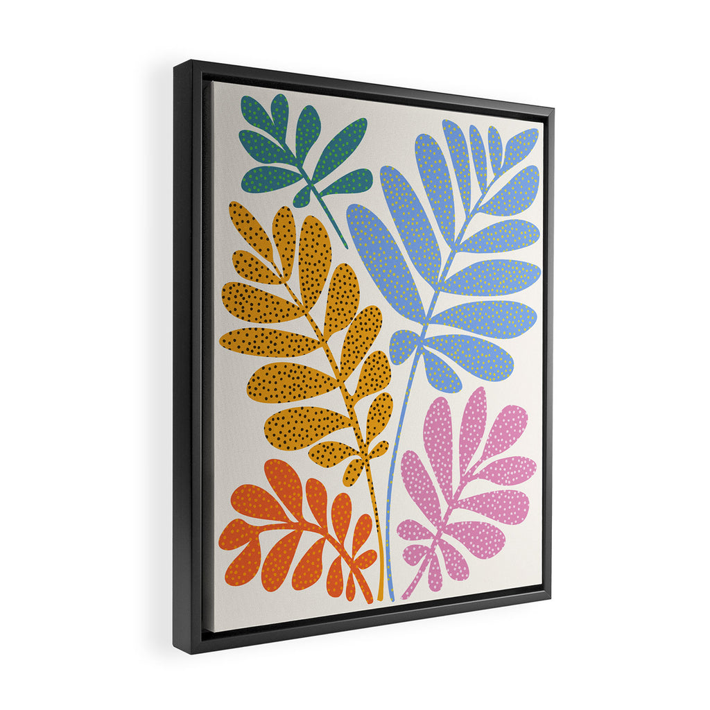 Everywhere All The Time / Whimsical Botanical Series Framed Canvas Print Gallery Image 2
