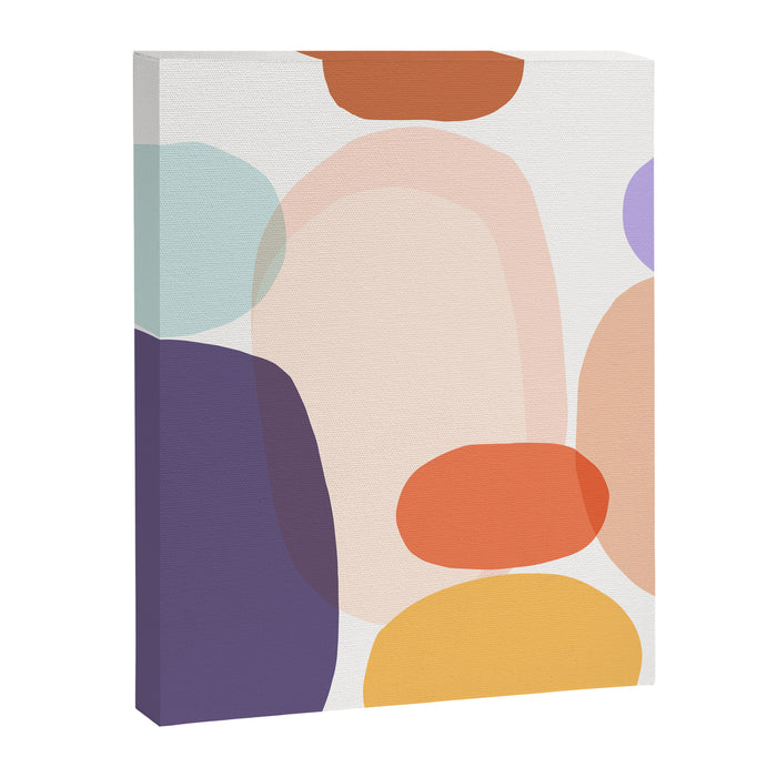Family Portrait Contemporary Abstract Shapes Canvas Print Gallery Image 1