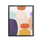Family Portrait Contemporary Abstract Shapes Framed Canvas Print Gallery Image 6