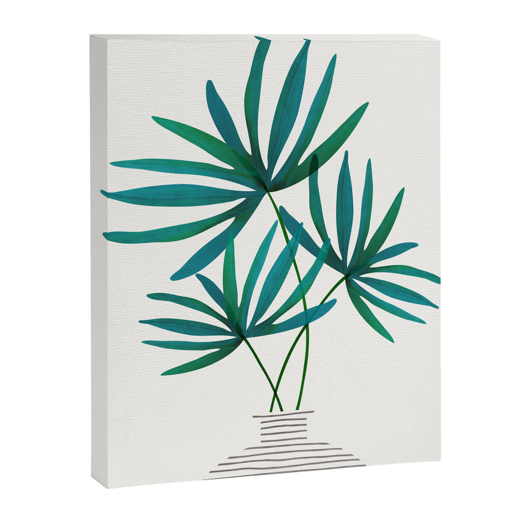 Fan Palm Bouquet Still Life Canvas Print Gallery Image 6