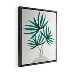 Fan Palm Bouquet Still Life Framed Canvas Print Gallery Image 2