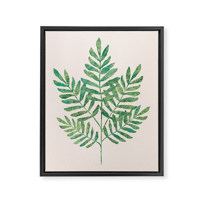 Fern Frond Framed Canvas Print Gallery Image 1