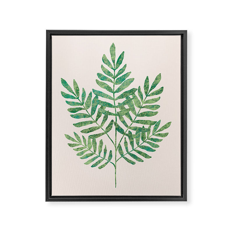 Fern Frond Framed Canvas Print Gallery Image 6