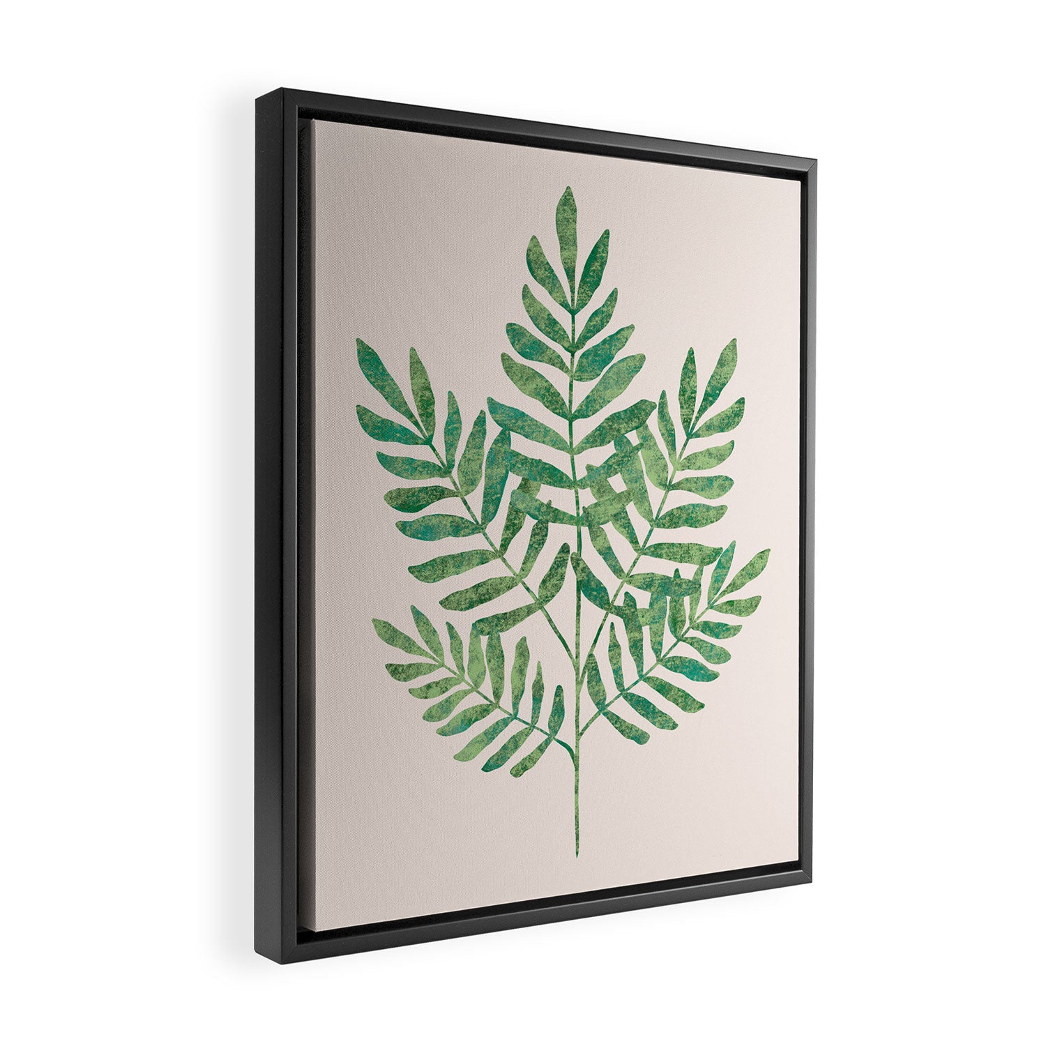 Fern Frond Framed Canvas Print Gallery Image 2