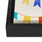 Festive Flags Framed Canvas Print Gallery Image 3