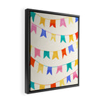Festive Flags Framed Canvas Print Gallery Image 2